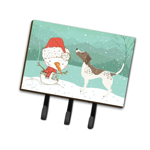 Jensendistributionservices German Shorthair Snowman Christmas Leash or Key Holder MI1715257 - main